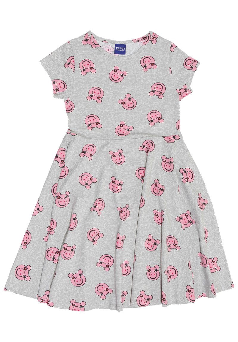 Enfant Robes d'été | Popgear PIGGY - Robe de jour - heather grey/gris chiné - SB78740 Enfant Robes d'été | Popgear PIGGY - Robe de jour - heather grey/gris chiné - SB78740