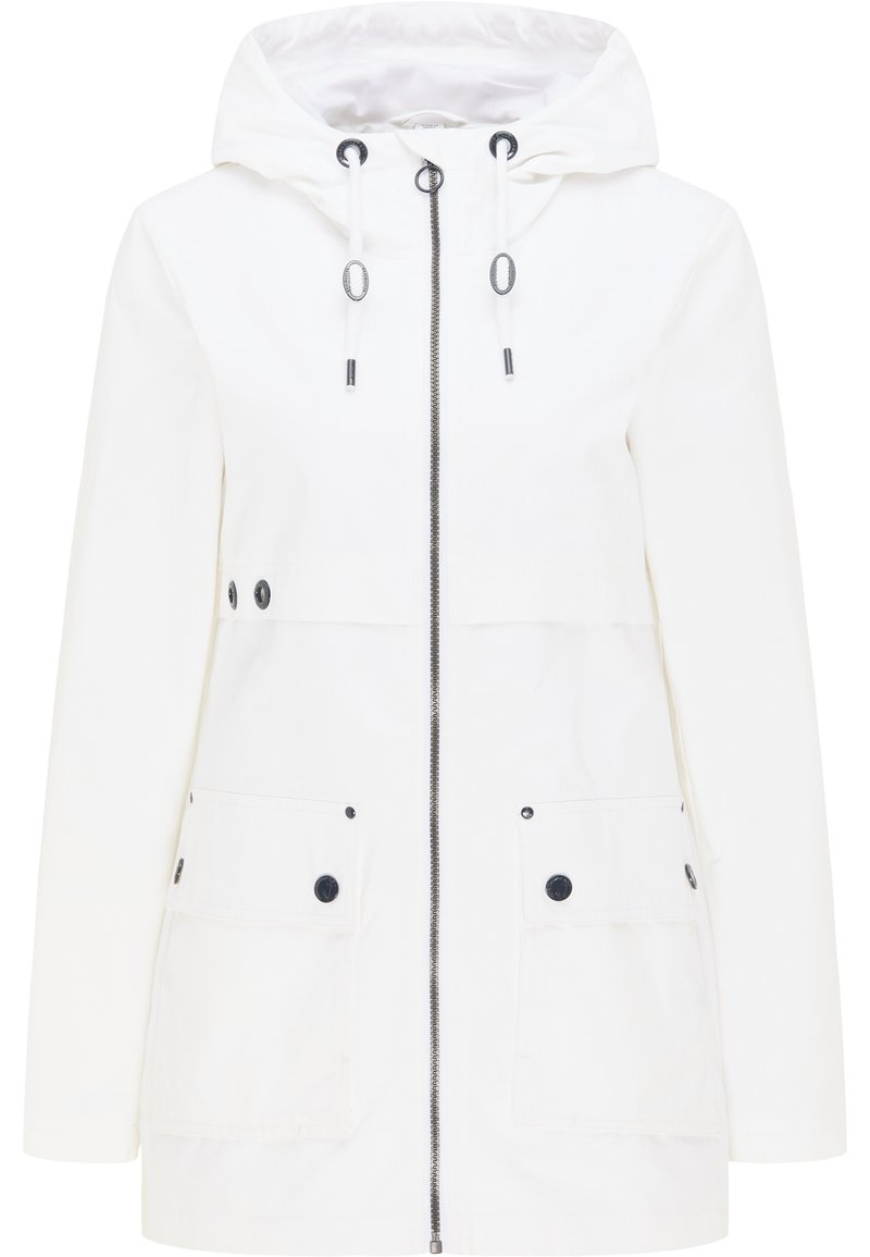 dreimaster Halflange jas wit