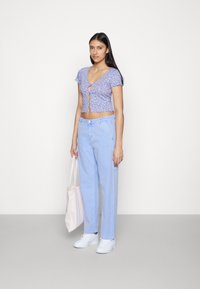 Monki Casaco de malha - blue medium