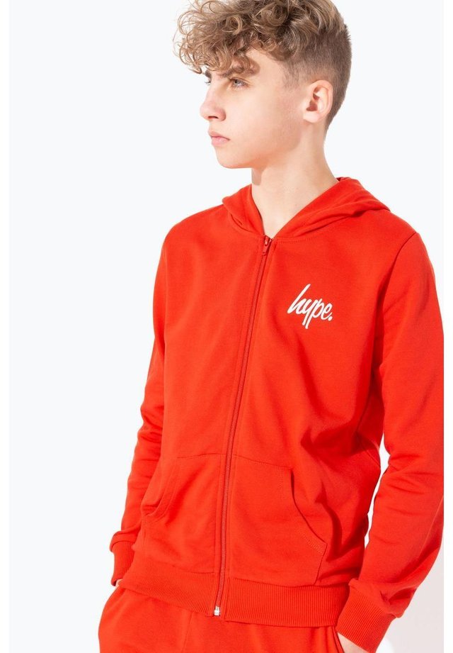 MINI SCRIPT - Felpa aperta - red