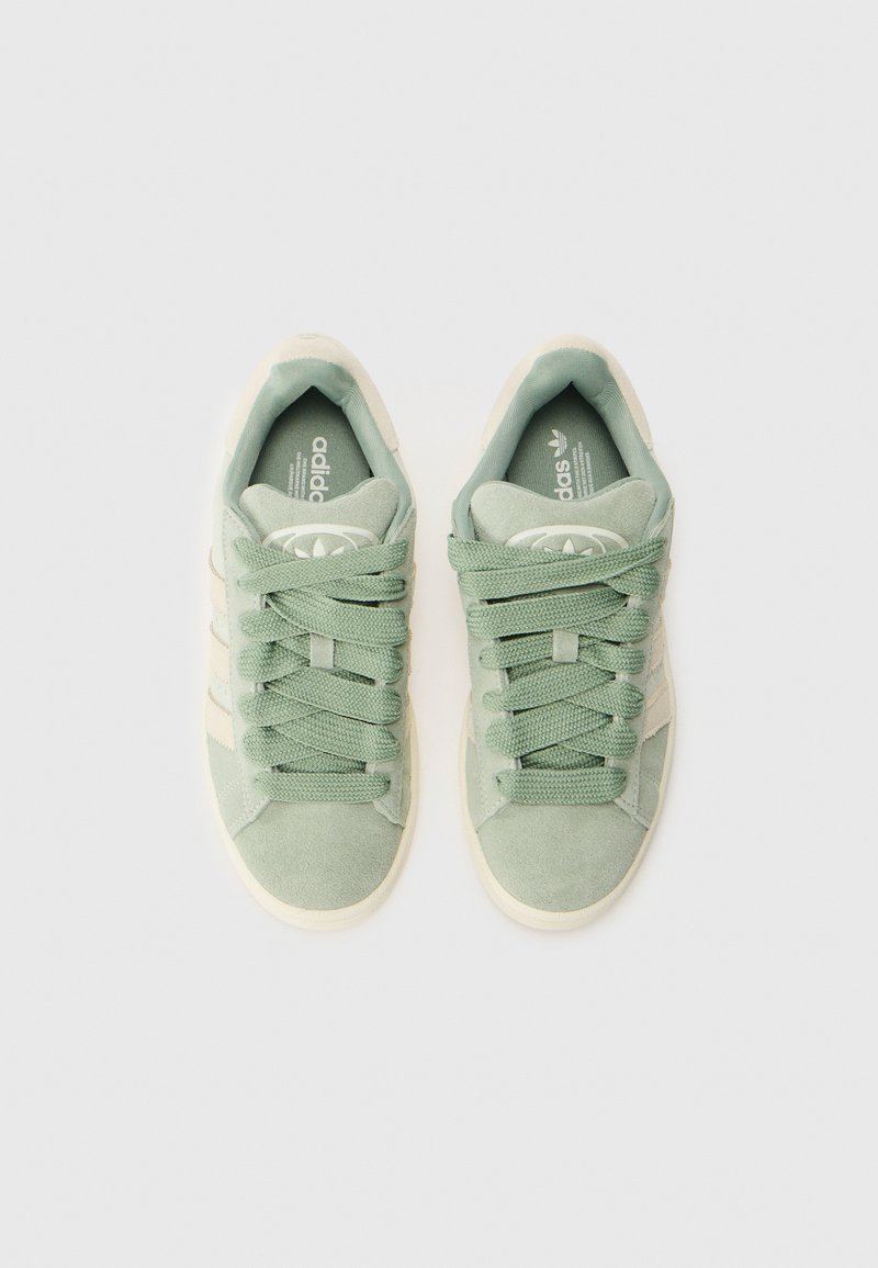 adidas Originals CAMPUS 00S UNISEX - Trainers - silver green/off  white/linen green/light green - Zalando