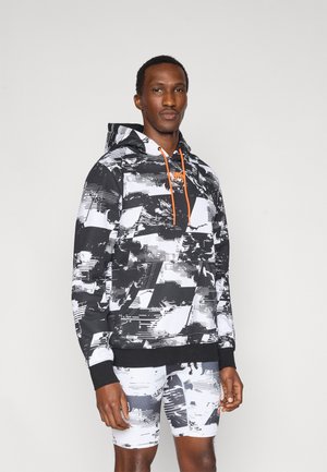 UFC ZENITH FIGHT WEEK MENS HOODIE  - Sweat à capuche - black/white/orange