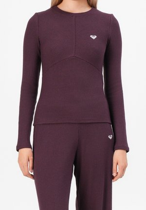 Long sleeved top - bordeaux