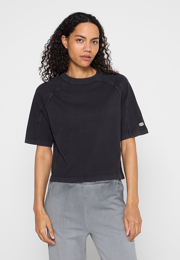 Champion T-shirt print zwart