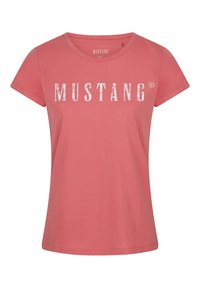 Mustang ALEXIA C LOGO 4ER PACK - T-shirt print - white