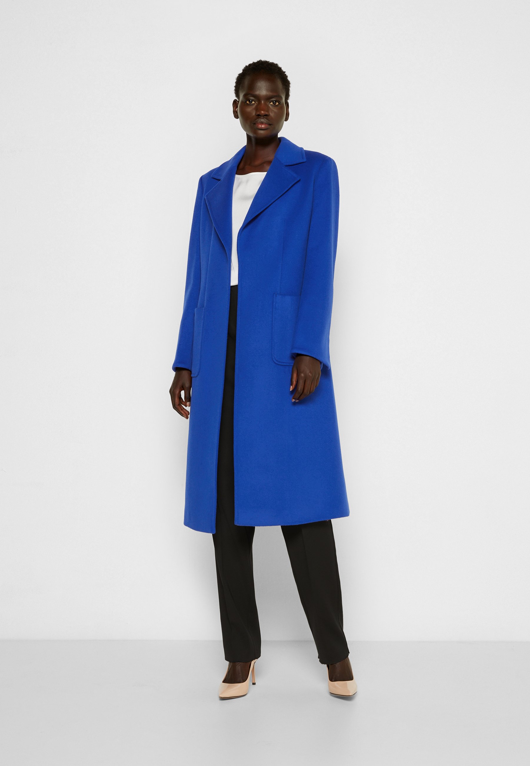 cornflower blue coat