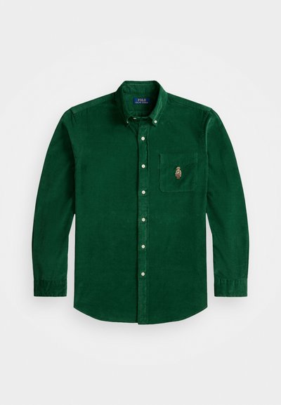 Polo Ralph Lauren CUSTOM FIT POLO BEAR CORDUROY SHIRT - Krekls - new forest