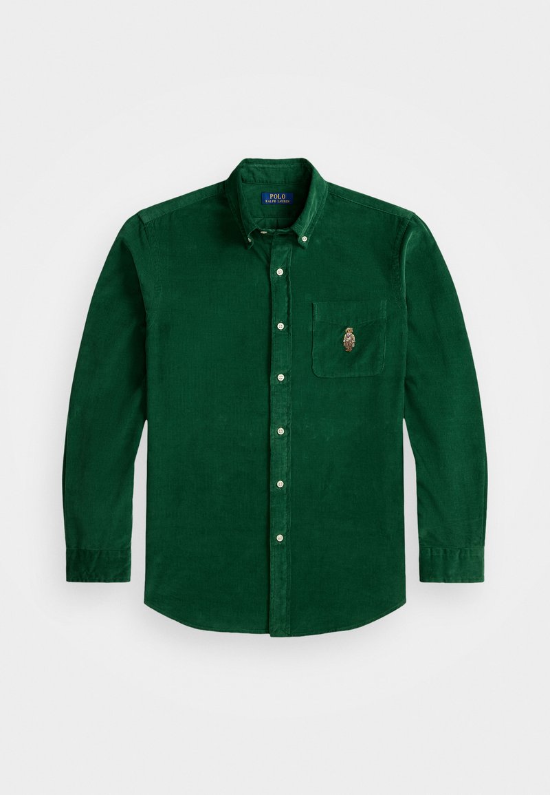 Polo Ralph Lauren CUSTOM FIT POLO BEAR CORDUROY SHIRT - Košeľa - new forest