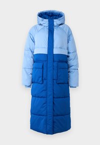 YASSOF LONG BLOCKED PADDED - Winter coat - surf the web/vista blue