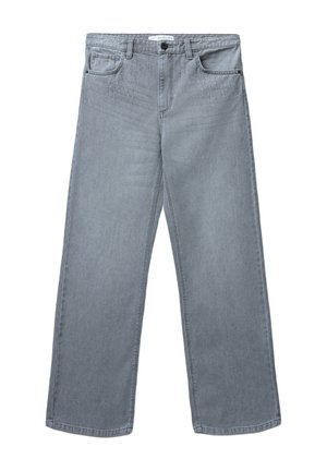 LUNGO TINTA UNITA - Jeans a sigaretta - var grigio denim