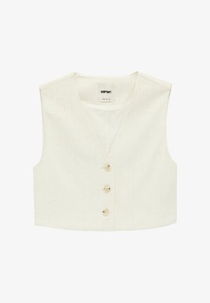 Koton, BUTTONED VEST . - Weste - beige
