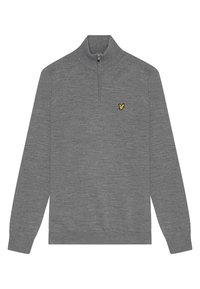 QUARTER ZIP - Jumper - mid grey marl