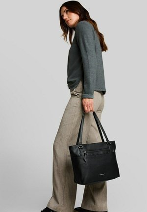 TOM TAILOR, TOM TAILOR BAGS TTWINA L SHOPPER MIT REISSVERSCHLUSS-DETAILS - Shopper - schwarz   black