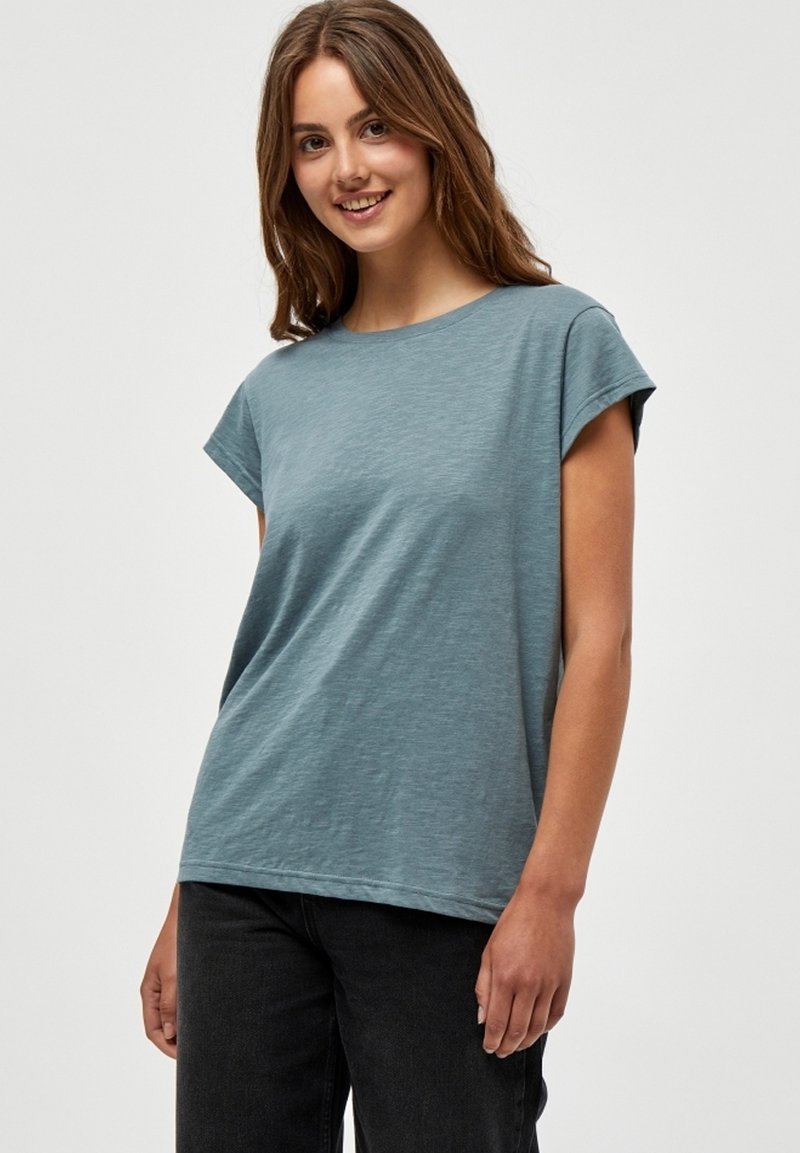 Minus MILETI TEE - Navadna majica - blue zen