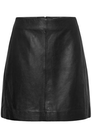InWear, IWLESTHER PREMIUM - Leather skirt - black