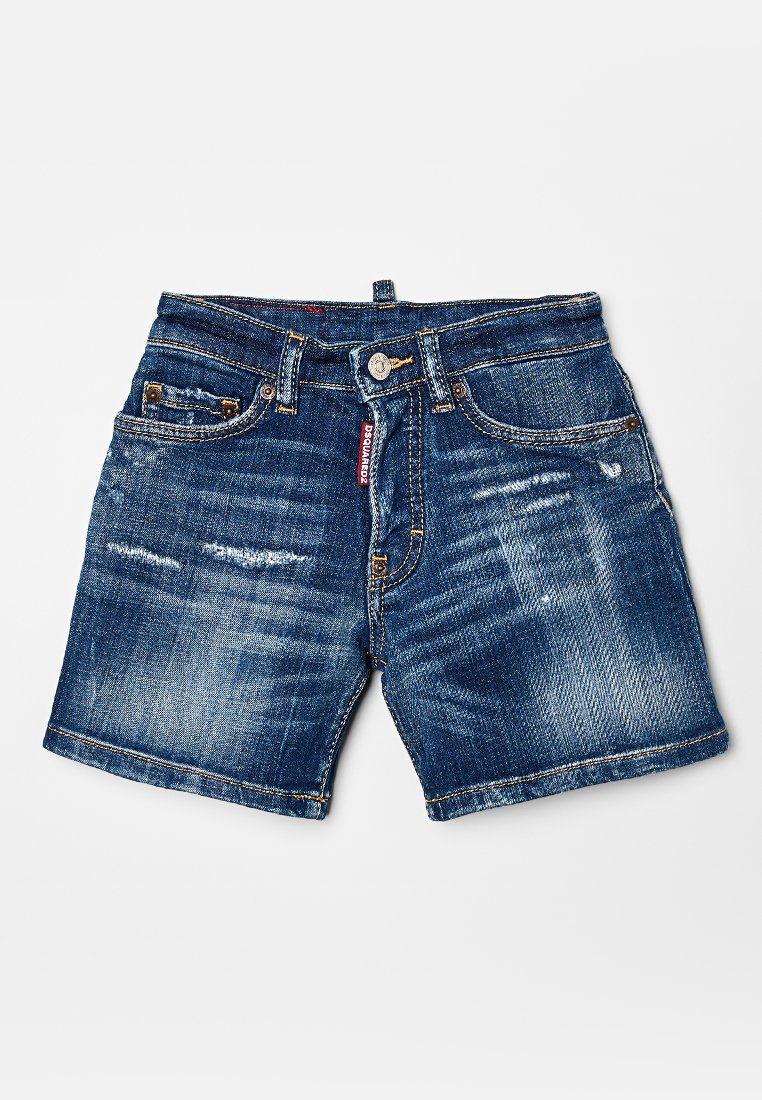 Dsquared2 Jeansshort blauw