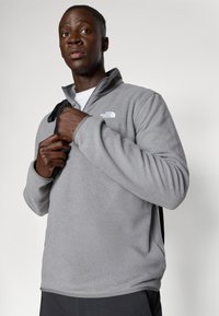 The North Face M GLACIER FLEECE 1/4 ZIP JACKET - Fleecepullover - grey heather