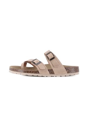 Blogger, SANDALIA PLANA DE MUJER - Sandalias de dedo - beige
