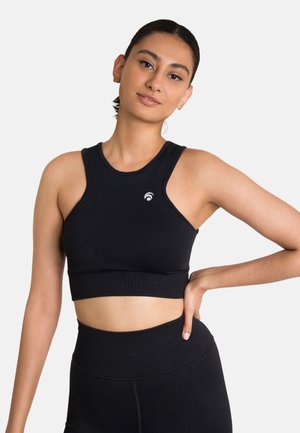 OCEANSAPART BROOKLYN - Medium support sports bra - black
