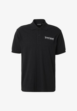 Bruno Banani, BASIC LOGO - Bluză polo - black