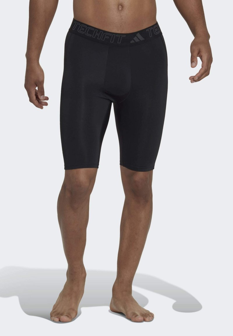 adidas Performance TECHFIT SHORTS - Tights - black