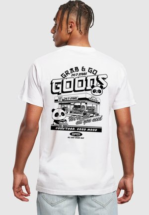 GRAB AND GO  - Print T-shirt - white