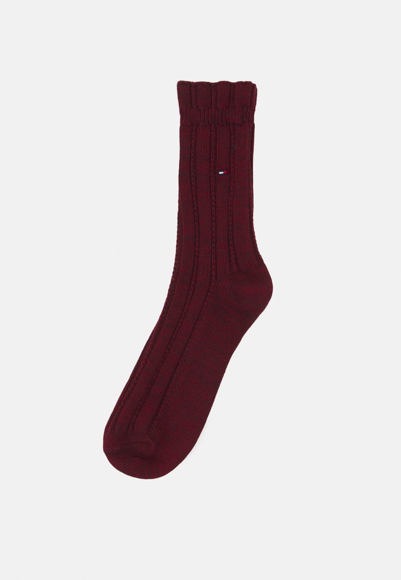 Tommy Hilfiger WOMEN SOCK BOOTSOCK Socks burgundy/bordeaux