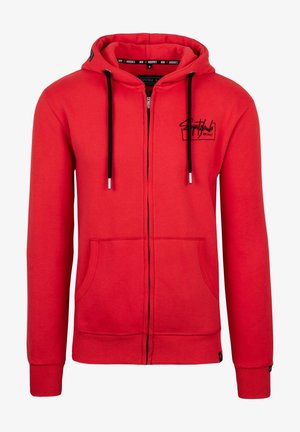 Spitzbub Sweatjakke - red
