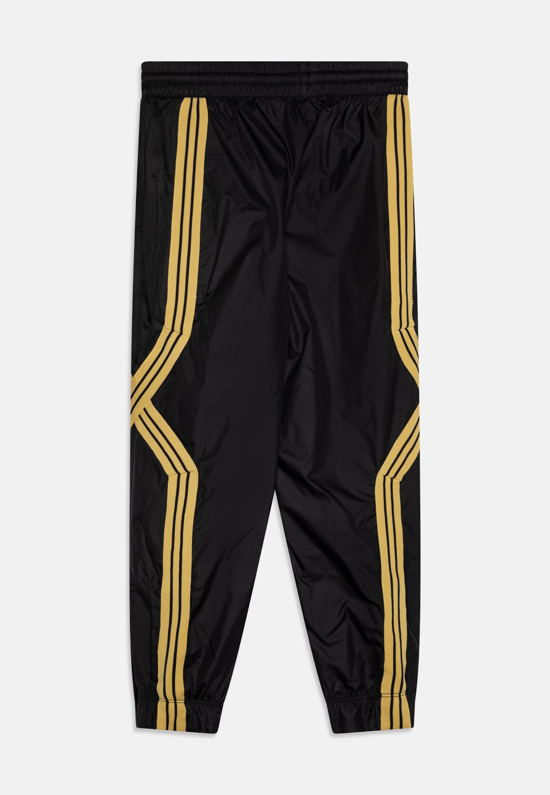 nike black gold pants