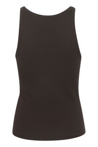 Gestuz DREW LOGO TANK - Top - dark brown