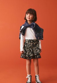 Next FLORAL DITSY - REGULAR FIT - Minisukňa - black