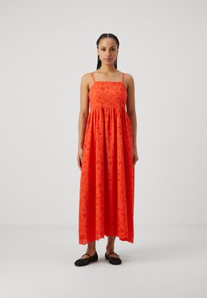 YAS YASNADINE STRAP LONG DRESS  - Dolga obleka - grenadine