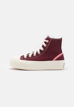 Converse, CHUCK TAYLOR ALL STAR LIFT - Sneakers alte - deep bordeaux/egret/nomadic rust