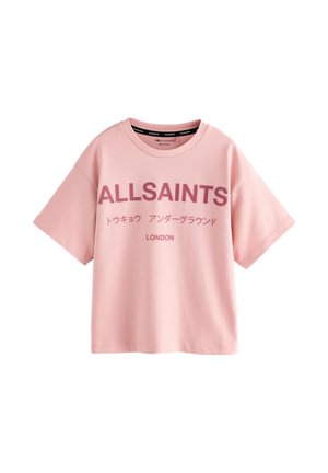 REGULAR FIT - UNDERGROUND CREW  - T-shirt print - mid pink