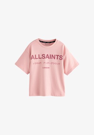 REGULAR FIT - UNDERGROUND CREW - Majica kratkih rukava s printom - mid pink