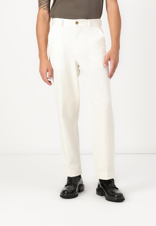 LOOSE PANT - Trousers - egret