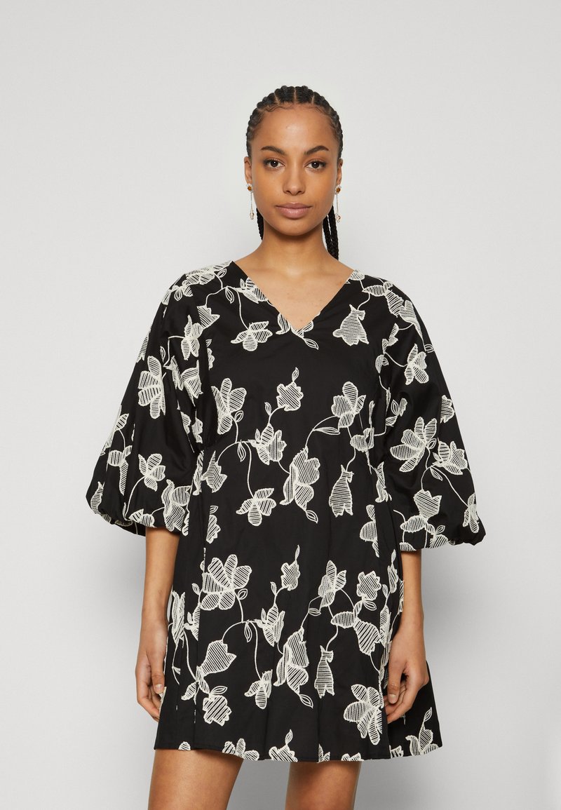 Name It - Nkfriscing 3/4 Sl Dress - 4874447 Silver main image 0