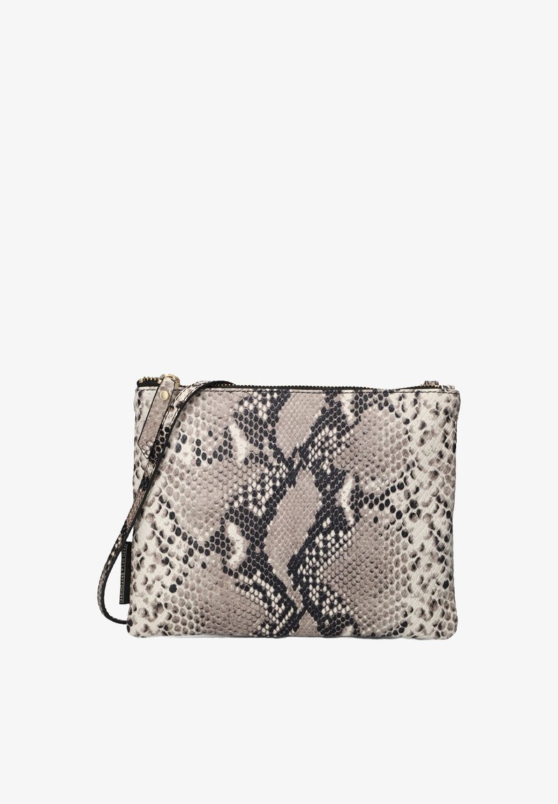 Fred de la Bretoniere PYTHON PRINTED - Schoudertas - black white