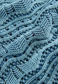 Next REGULAR FIT - WAVE STITCH BUTTON - Weste - blue chambray