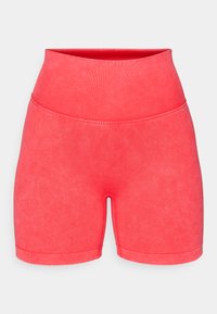 WASHED SEAMLESS SHORTS - Leggingek - hot summer red