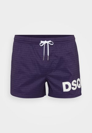 NEOCLASSIC LOGO MIDI - Badeshorts - violet/white