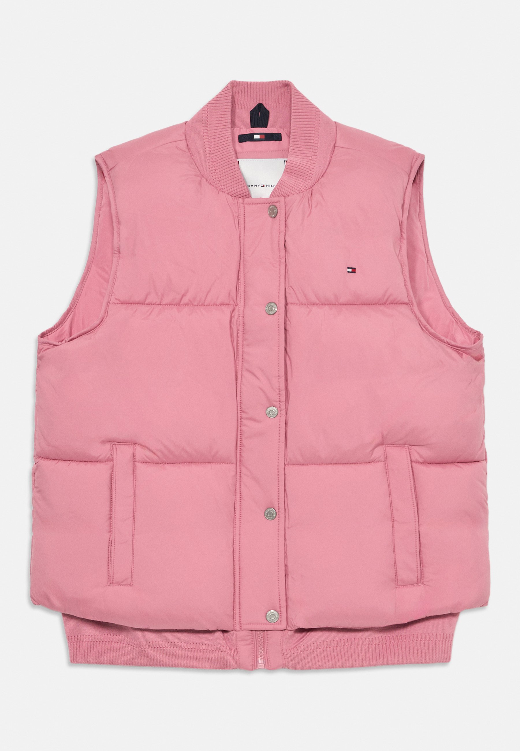 Tommy Hilfiger BRANDED PUFFER VEST Smanicato mystic pink/fuxia