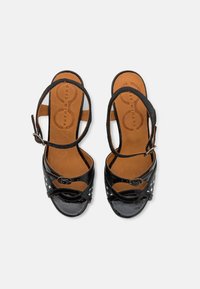 Chie Mihara KAELO-L - Sandale cu toc - dotman black/sucre black/jeep black