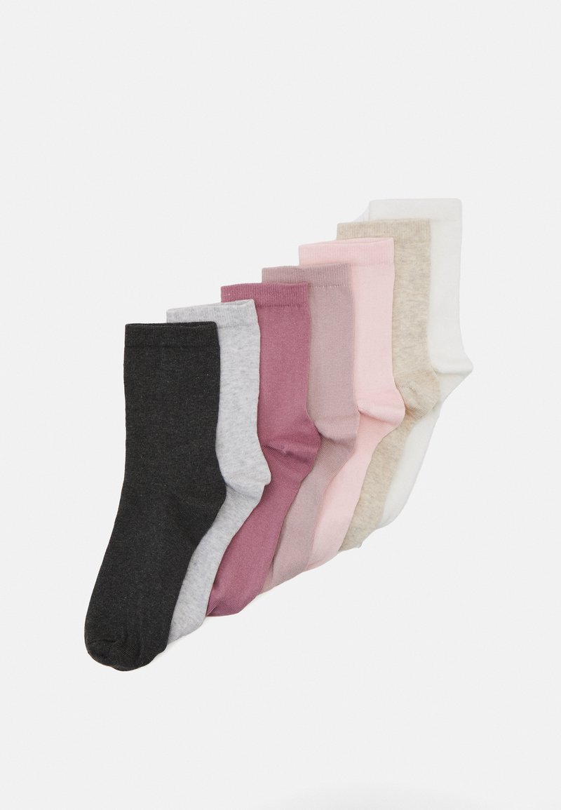 Anna Field 8 PACK - Zoknik - light pink/light grey/white