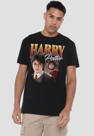 Cotton Soul, HARRY POTTER "THE G.O.A.T" HOMAGE - Print T-shirt - black