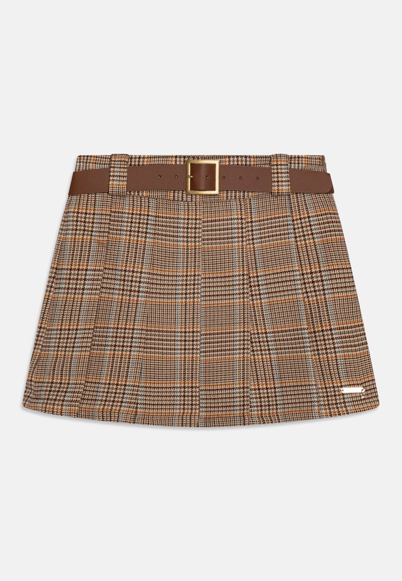 Guess JUNIOR MIDI SKIRT Jupe trapèze brown/marron ZALANDO.FR