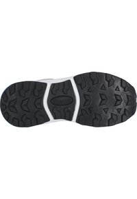 Svart gummisula med ett texturerat greppmönster, med en vit accent i mellansulan där "WHISTLER" är präglat.