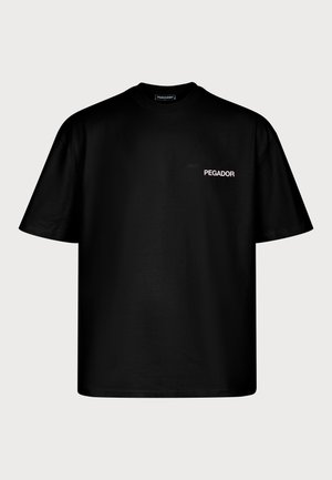 Pegador ALESO TEE - T-shirt imprimé - washed black
