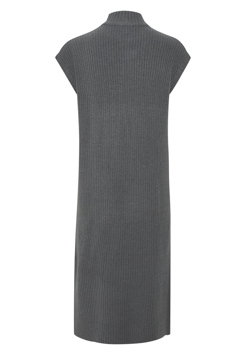Damen Freizeitkleider | b.young BYNORA LONG DRESS Strickkleid dark grey melange/grau - HL18087 Damen Freizeitkleider | b.young BYNORA LONG DRESS Strickkleid dark grey melange/grau - HL18087