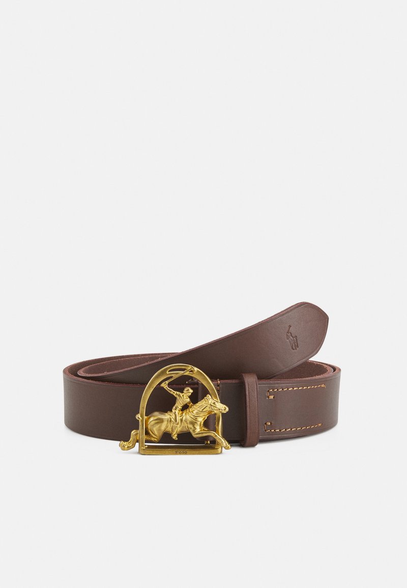 Polo Ralph Lauren BELT MEDIUM - Ceinture - brown/marron - ZALANDO.CH ceinture marron ralph lauren